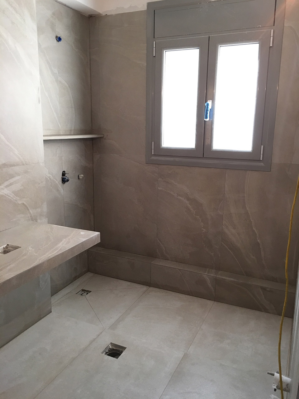 Ανακαίνιση master μπάνιου σε οικία στην Παλλήνη