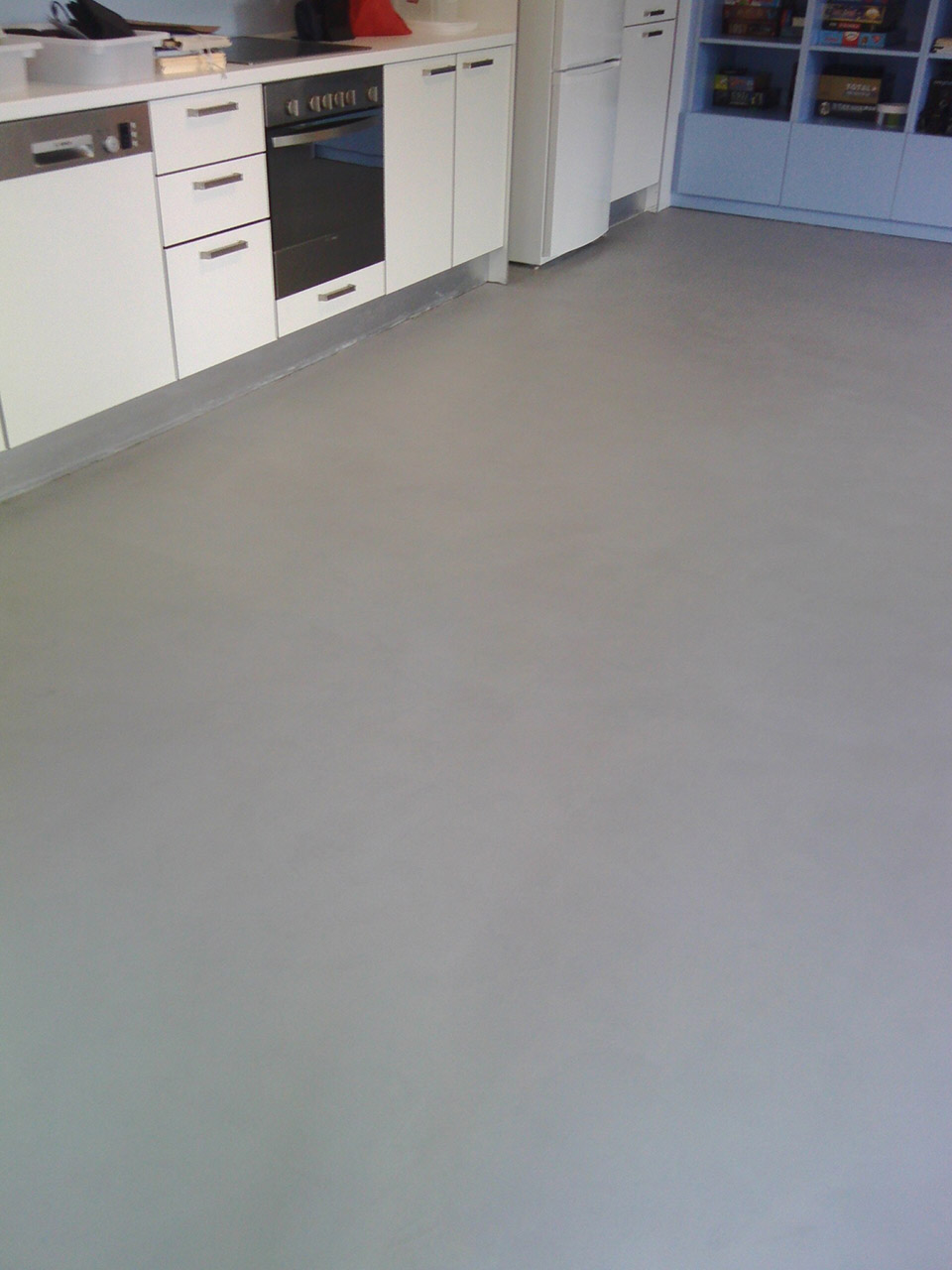 Πατητή τσιμεντοκονία σε δάπεδα στο Ψυχικό